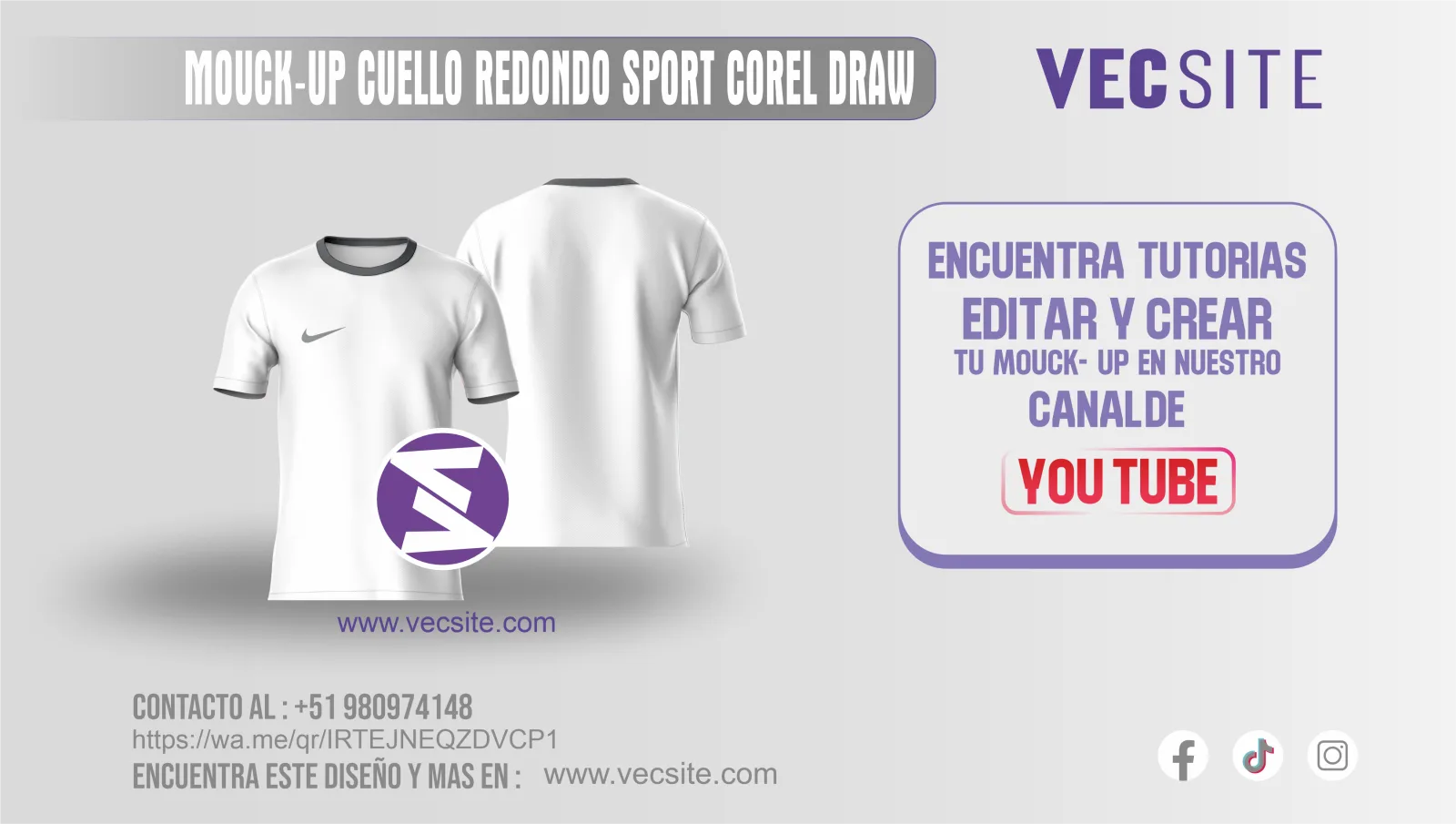 mouck up cuello redondo formato corel draw