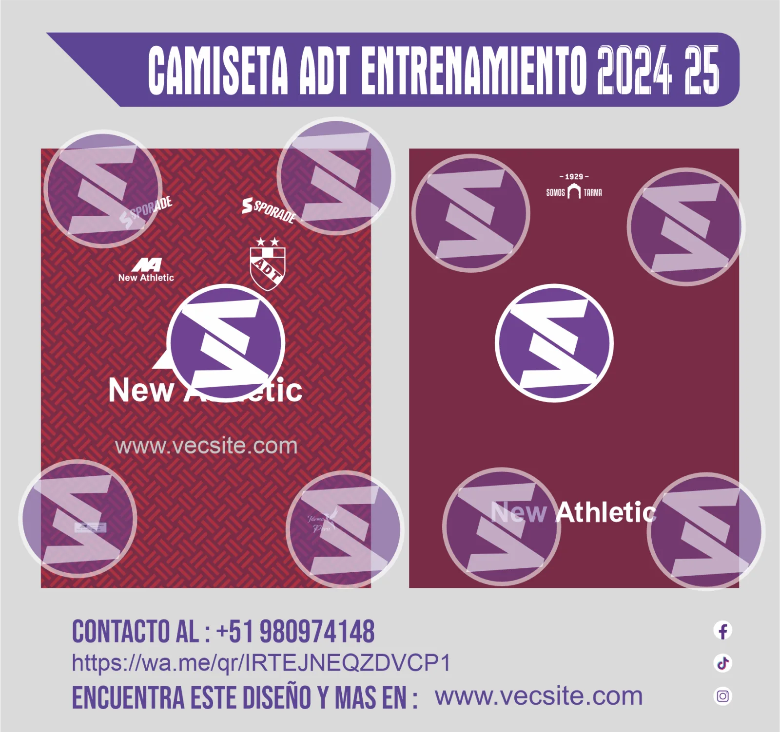 playera adt entrenamiento 2024 25