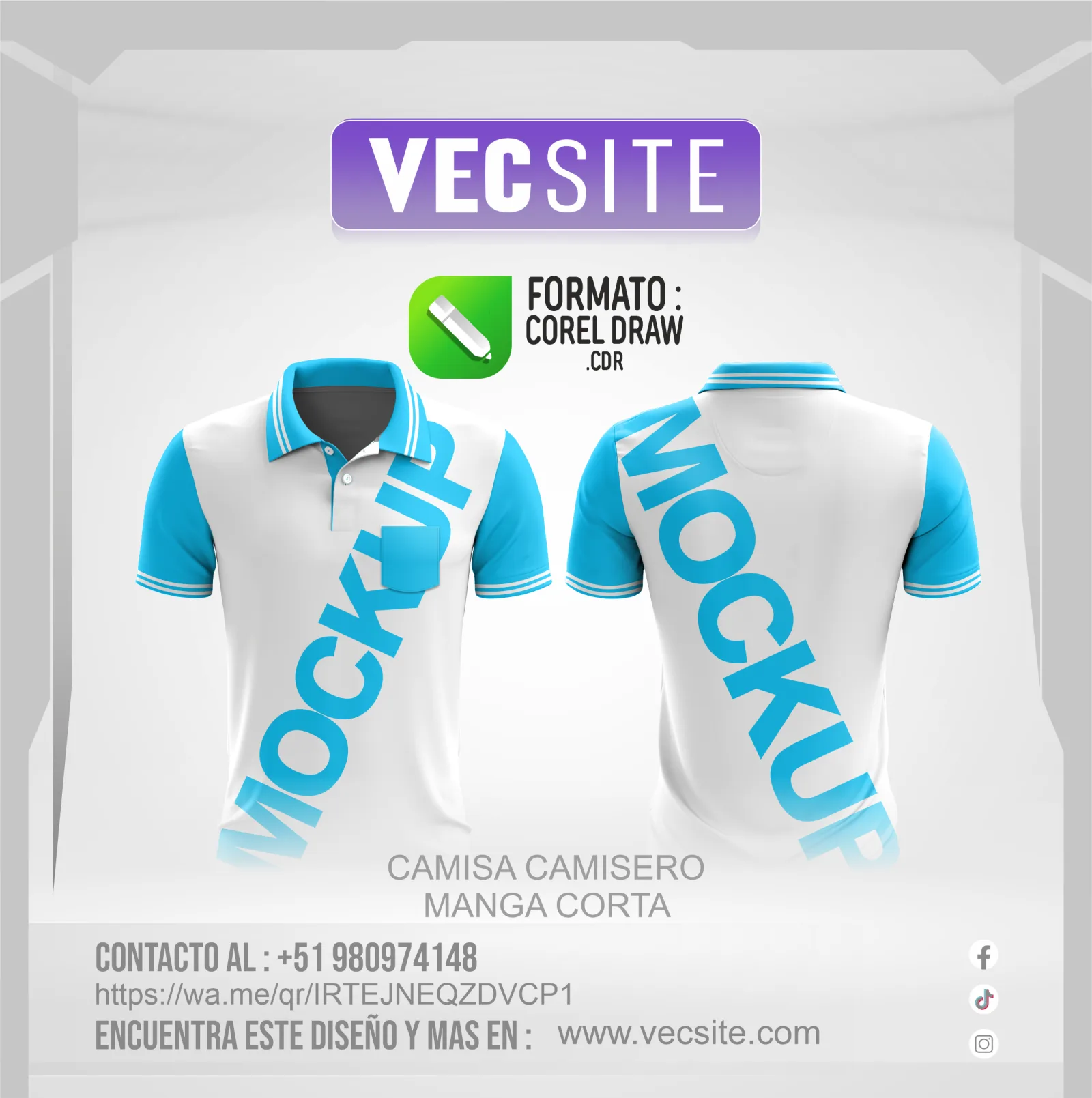 CAMISA CUELLO CAMISERO MANGA CORTA