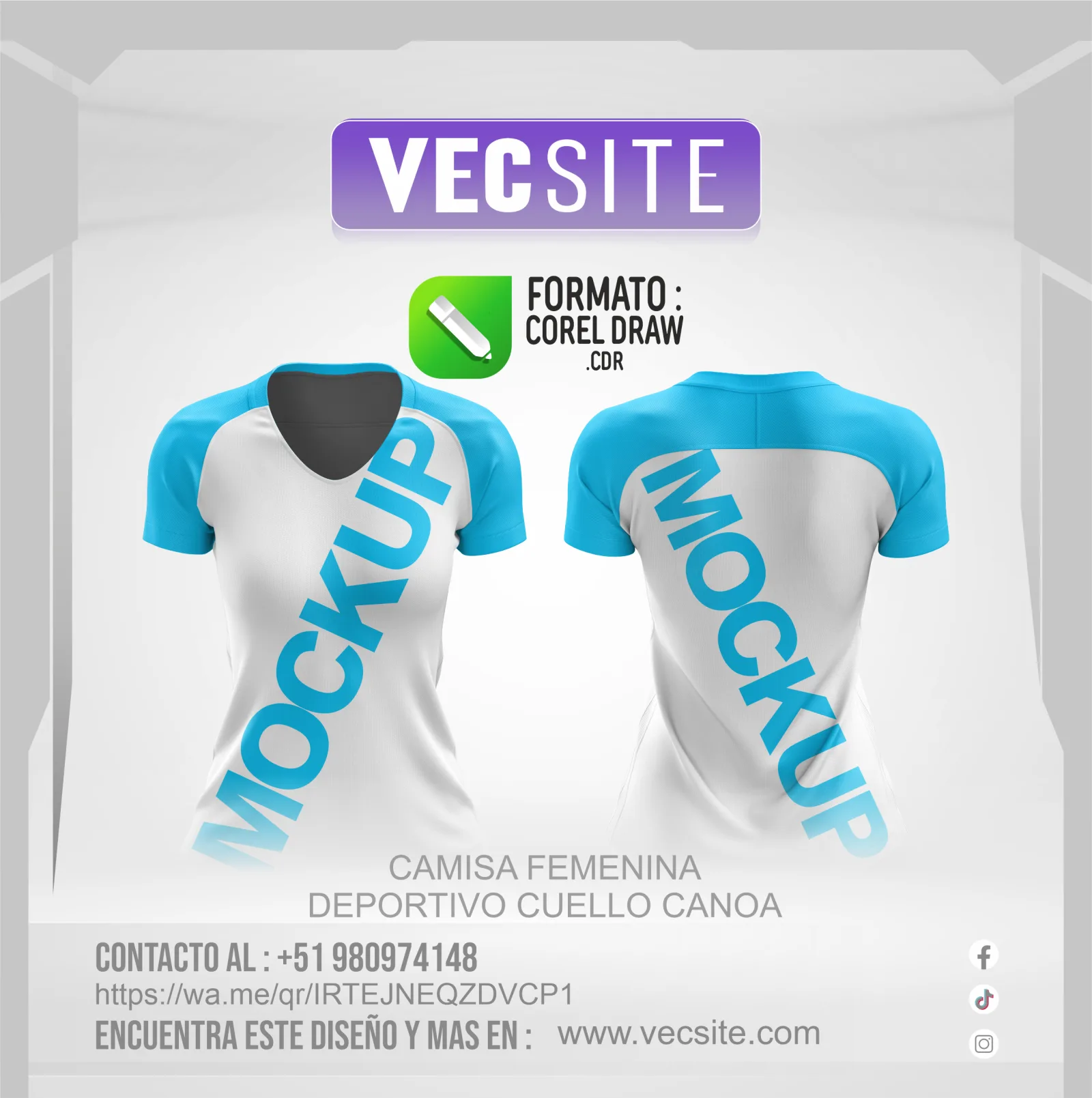 CAMISA FEMENINA DEPORTIVO CUELLO CANOA