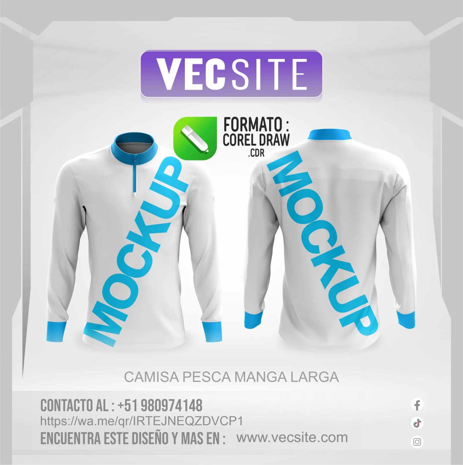 CAMISA PESCA MANGA LARGA