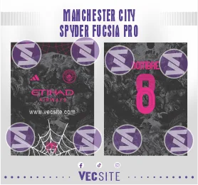Manchester City Spyder Fucsia