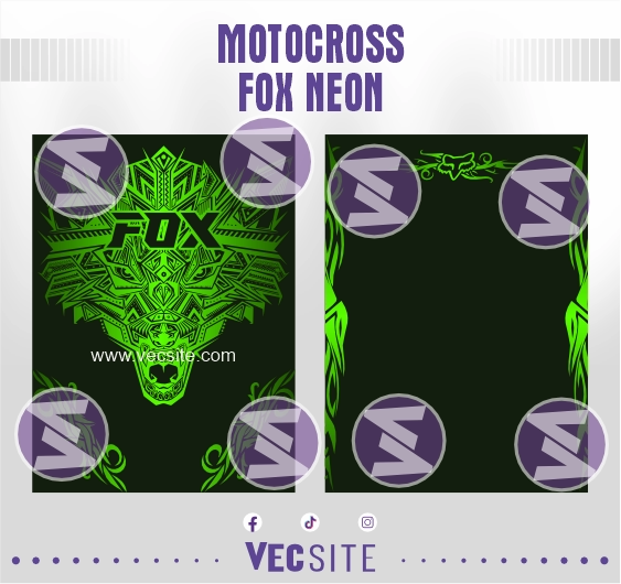 Motocross Fox Neon