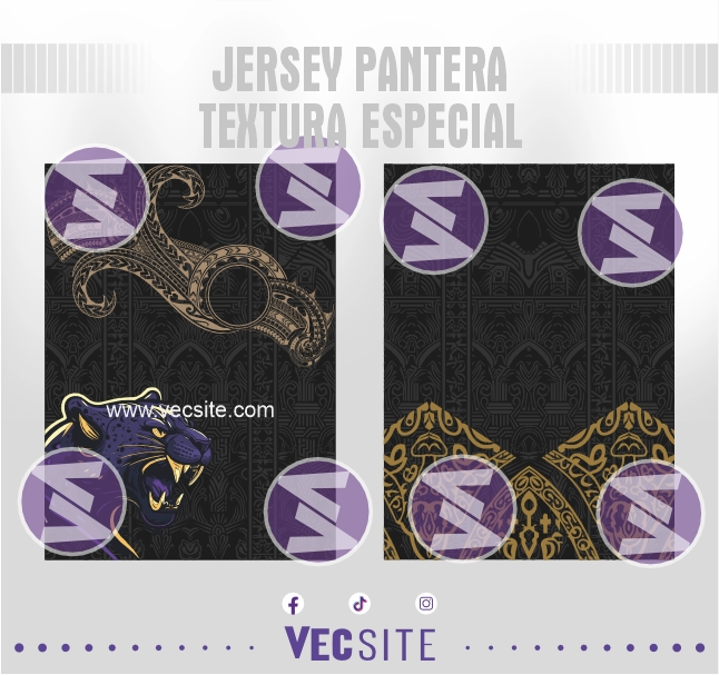 Jersey Pantera Textura Especial