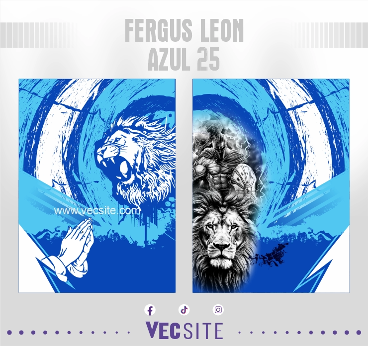 Fergus Leon Azul 25