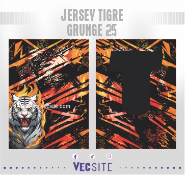 Jersey Tigre Grunge 25