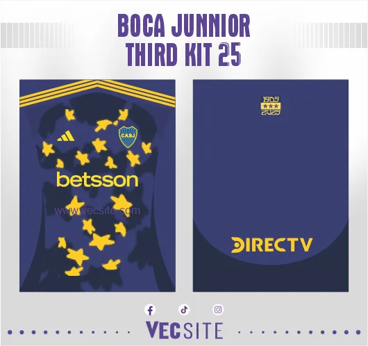 Boca Junnior Third Kit 25