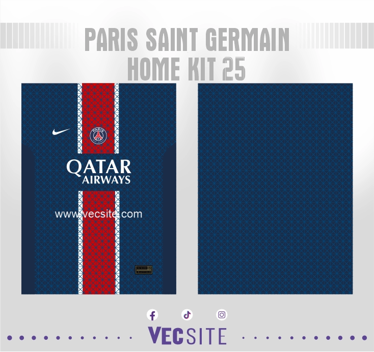 Paris Saint Germain Home Kit 25