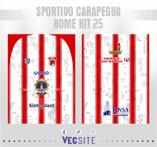 Sportivo Carapegua Home Kit 25