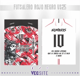 Futsalero Rojo – Negro VS25