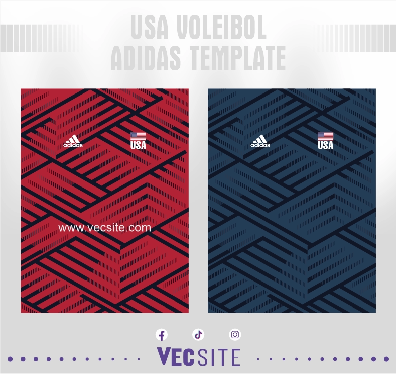 Usa Voleibol Adidas Template