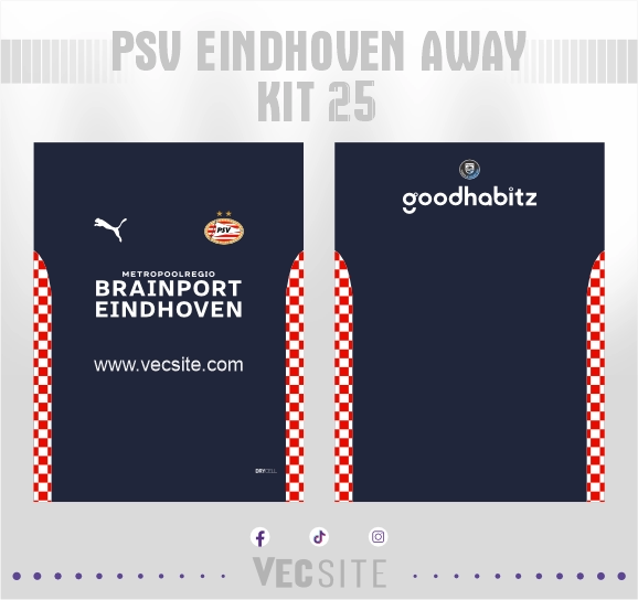 PSV Eindhoven Away Kit 25