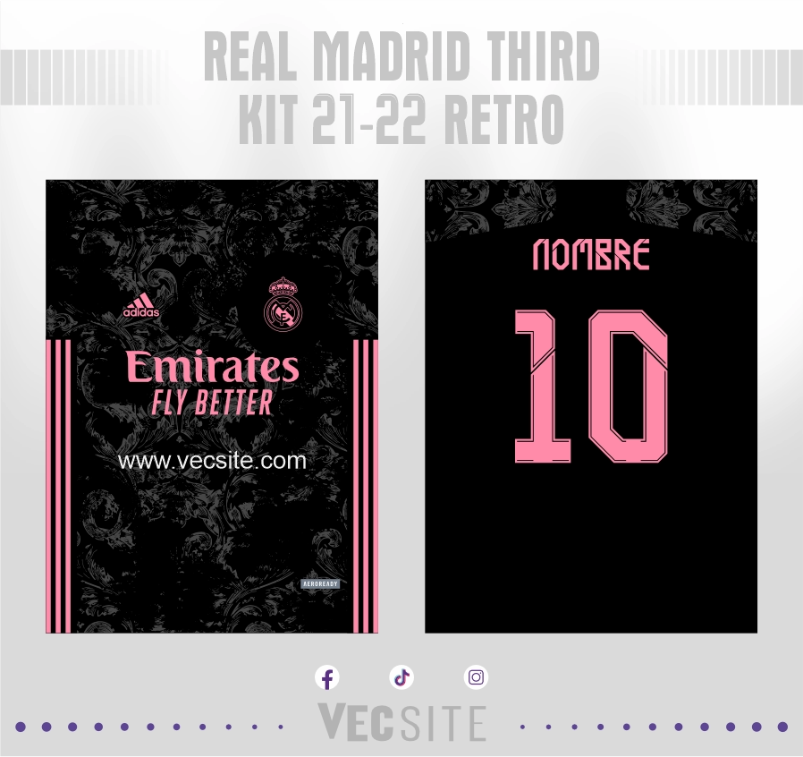 Real Madrid Third Kit 21-22 Retro
