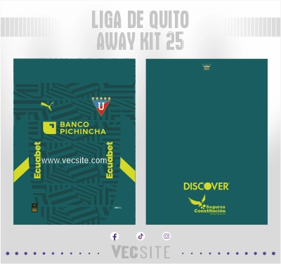 Liga de Quito Away Kit 25
