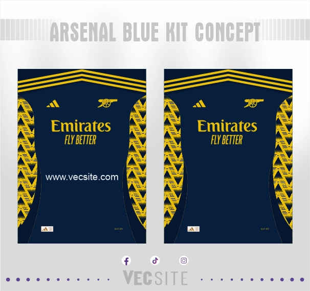 Arsenal Blue Kit Concept