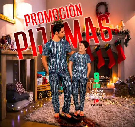MOCK UP DE PAREJA PIJAMA