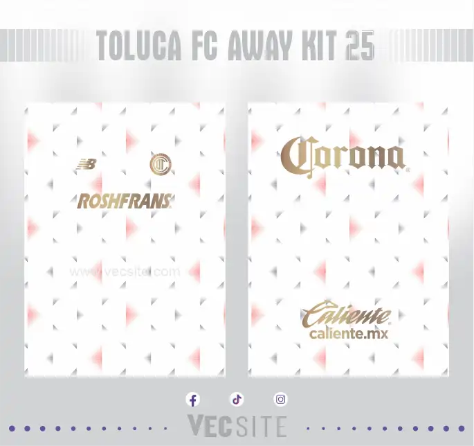 Toluca FC Away Kit 25