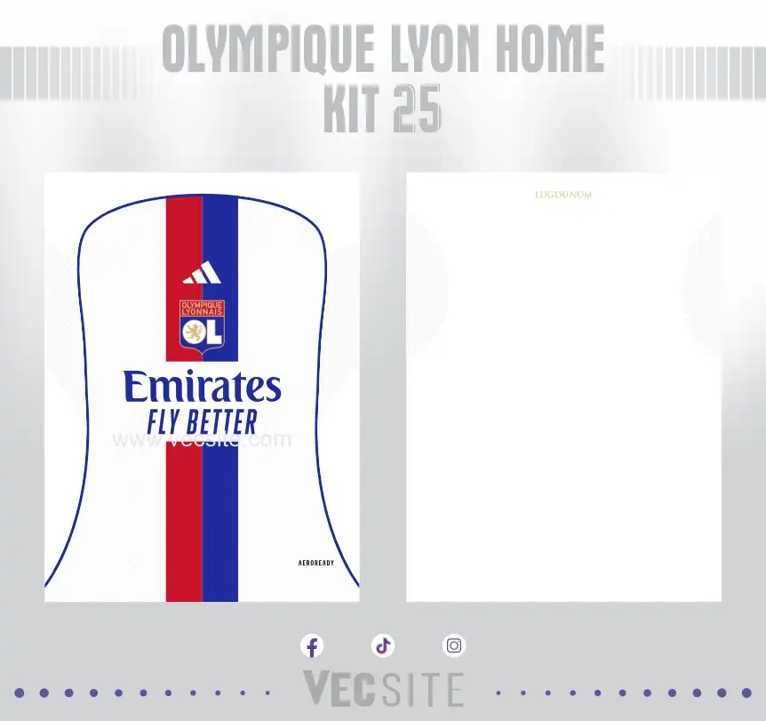 Olympique Lyon Home Kit 25