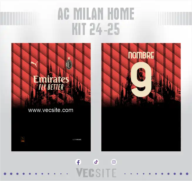 AC Milan Home Kit 24-25
