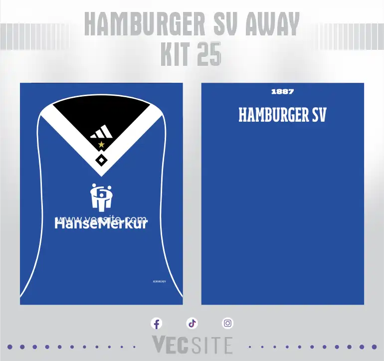 Hamburger Sv Away Kit 25