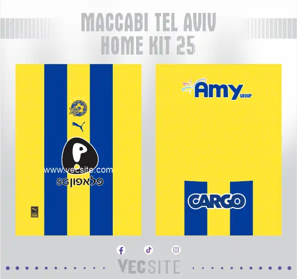 Maccabi Tel Aviv Home Kit 25
